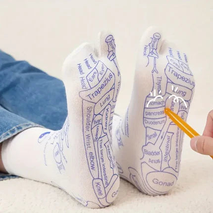 MenX™ Foot Reflexology Socks with Massage Stick